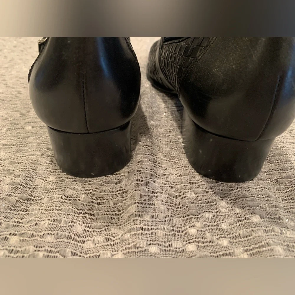 DREW Trish Black Woven Mary Jane NWT- SZ 8 N